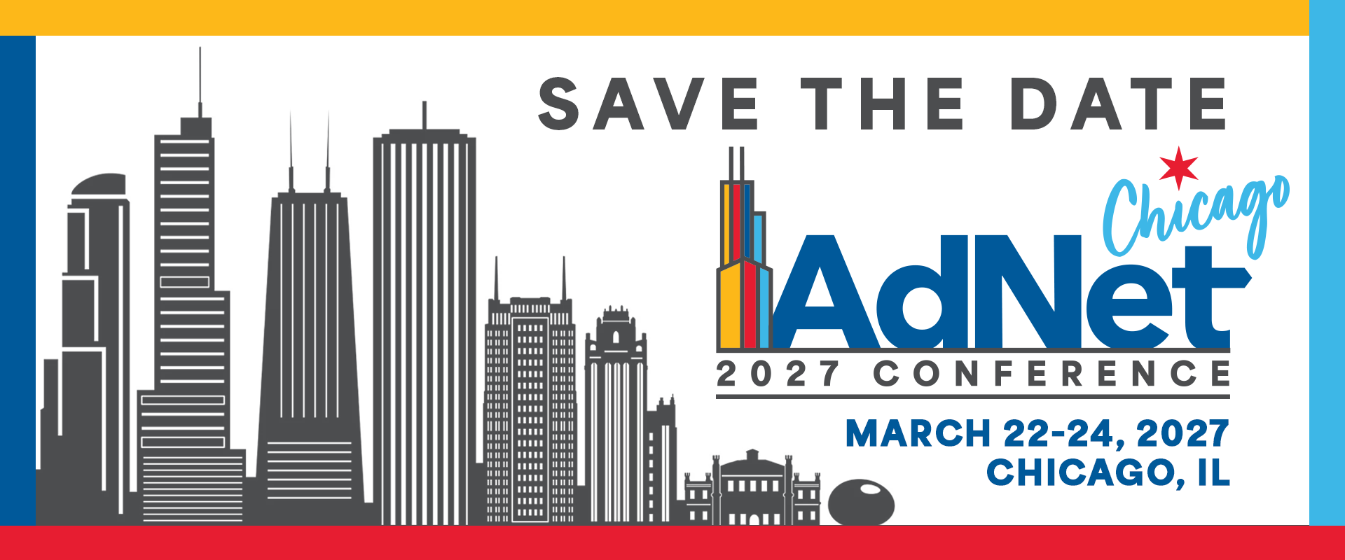 AdNet 2027 — Save the Date, March 22-24, Chicago